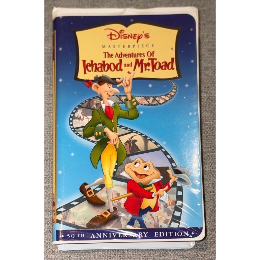 Walt Disney Masterpiece Collection VHS tape of The Adventures of Ichabod and Mr.